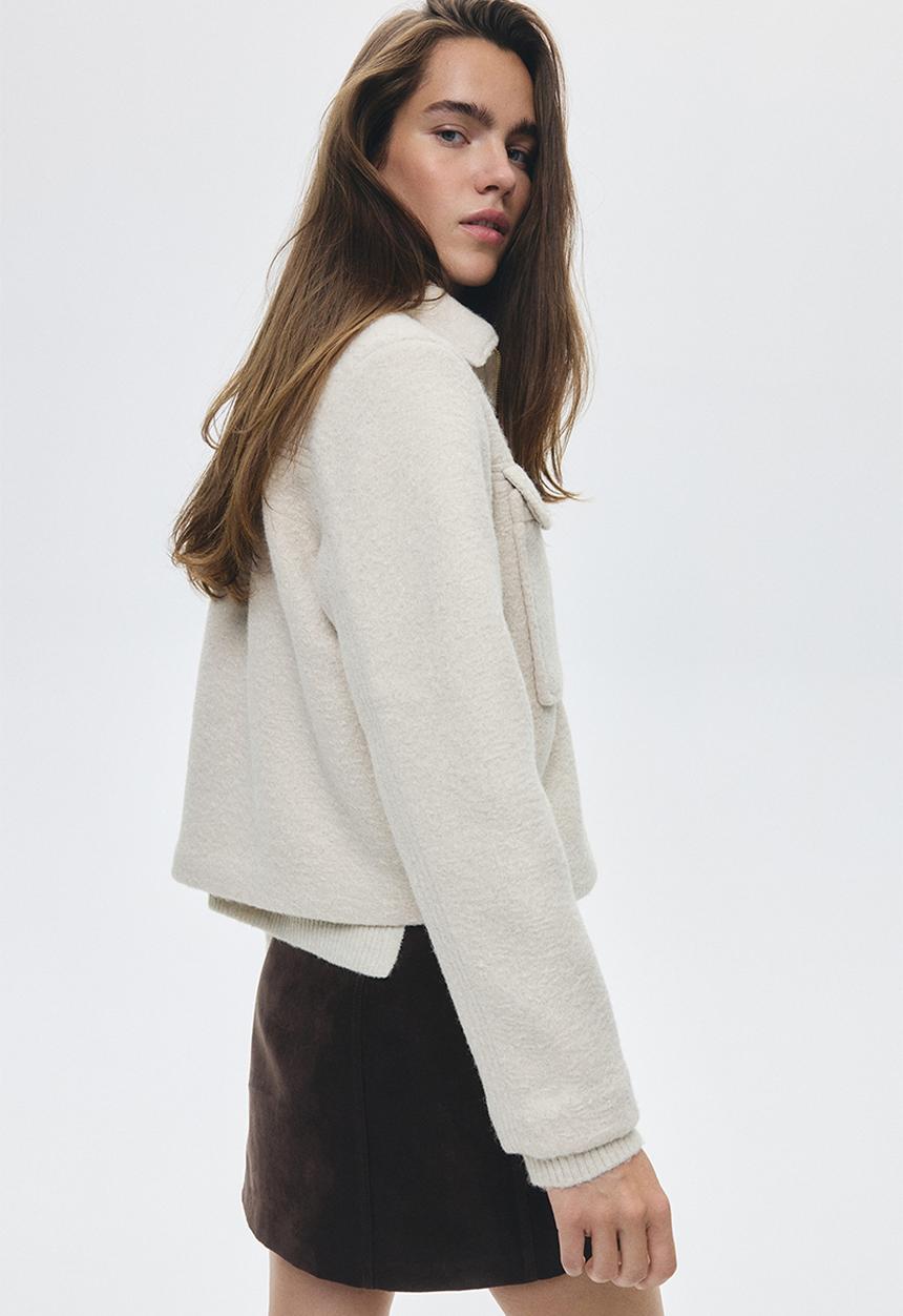 H&M - Boucle jacket - light beige