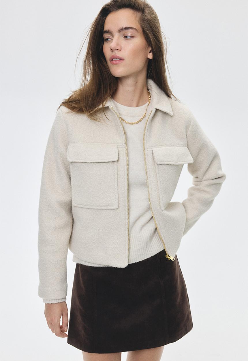 H&M - Boucle jacket - light beige