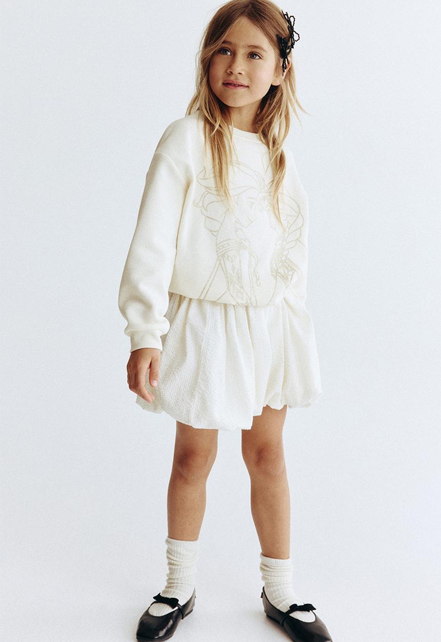 H&M - Printed sweatshirt - white/frozen