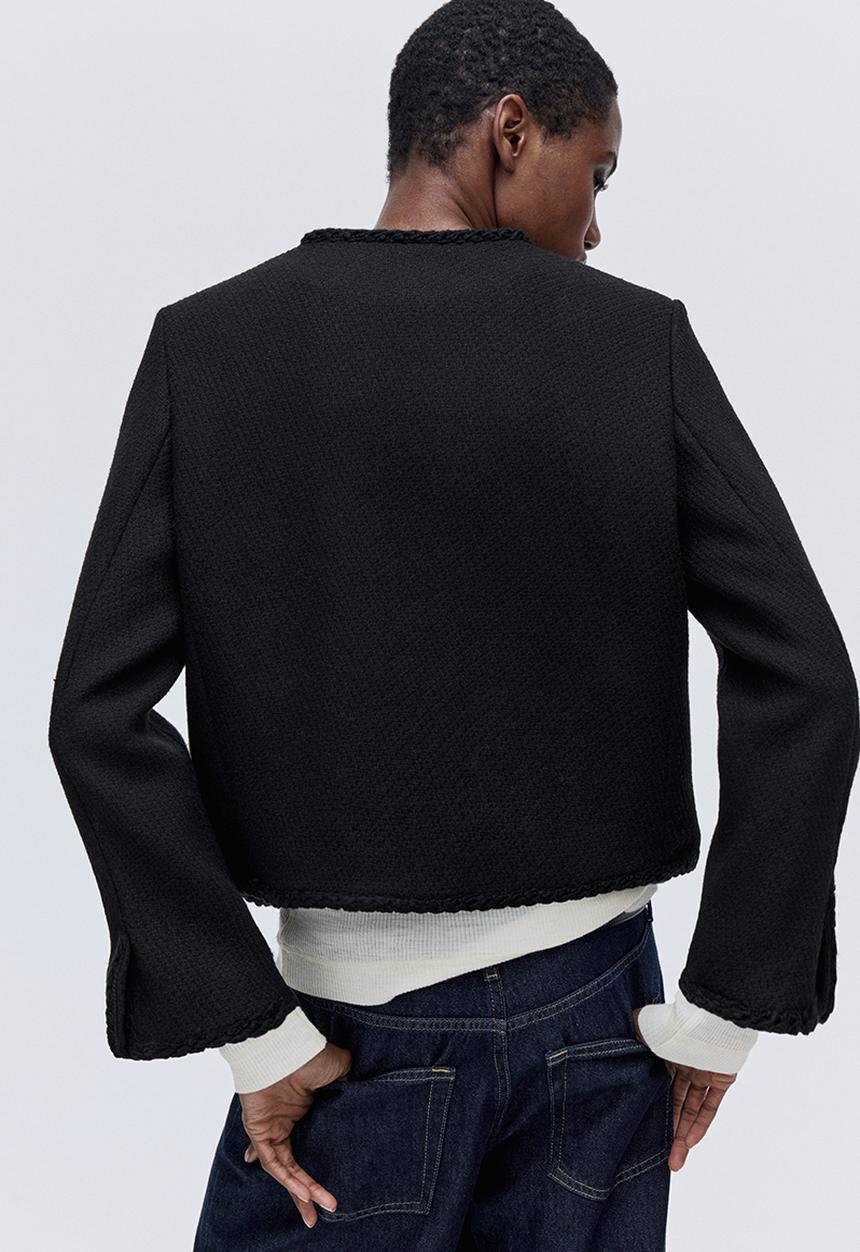 ジャケット・アウター herlipto  Boucle Jacket black M Boucle jacket - black - 1293054003