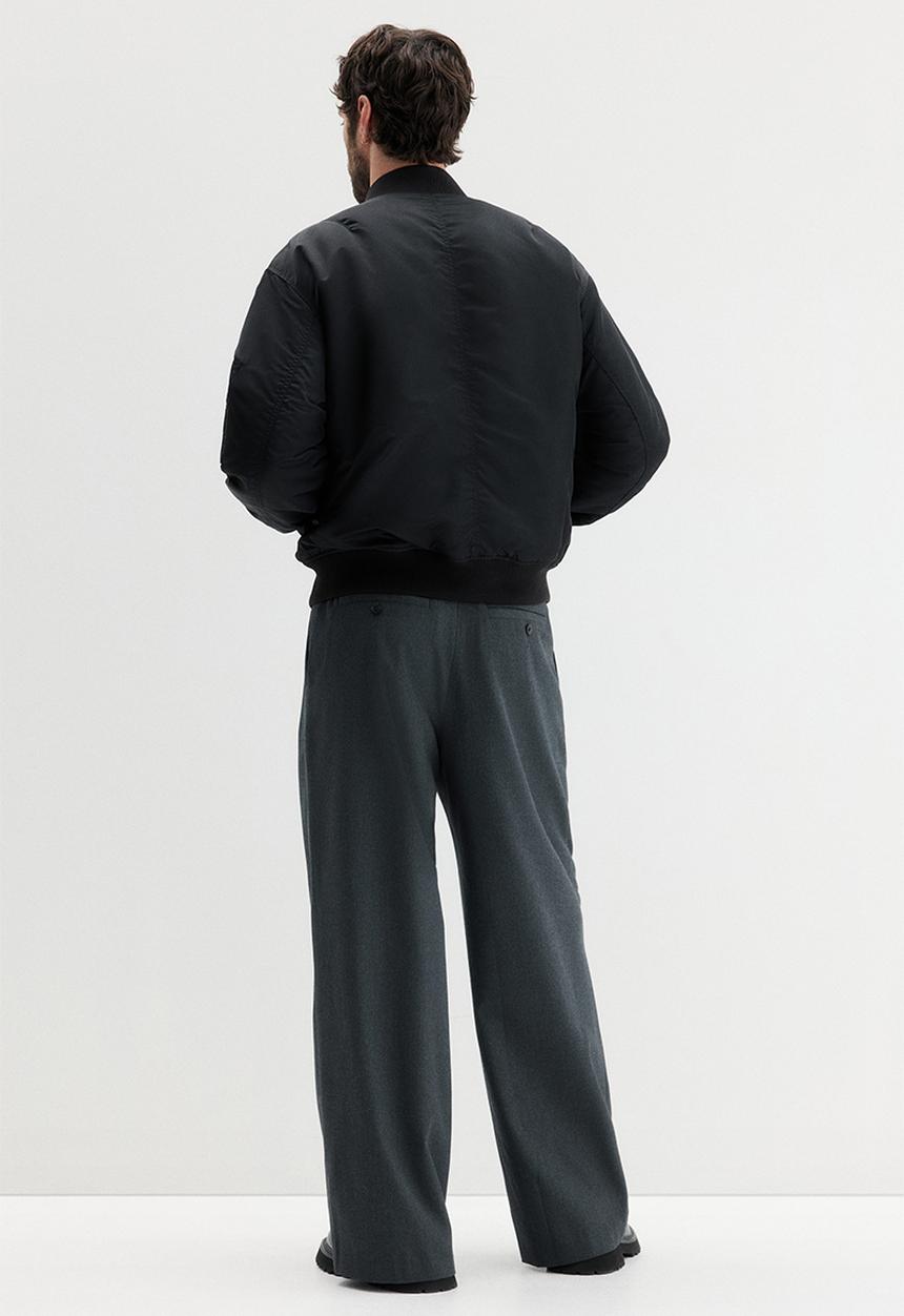 H&M - Nylon bomber jacket - black