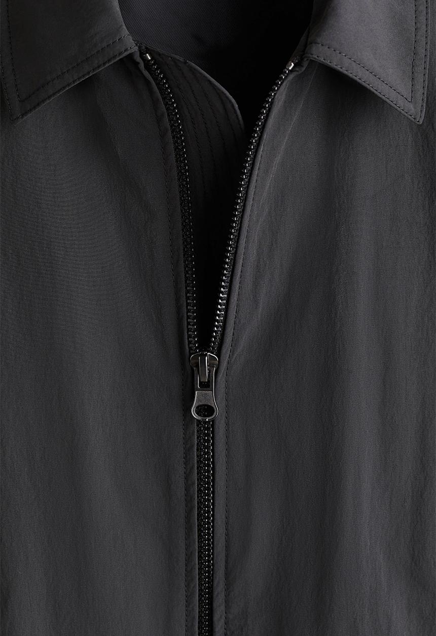 H&M - Collared bomber jacket - dark grey