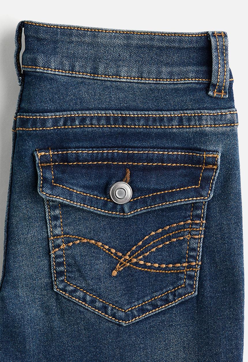 H&M - Flared low jeans - dark denim blue