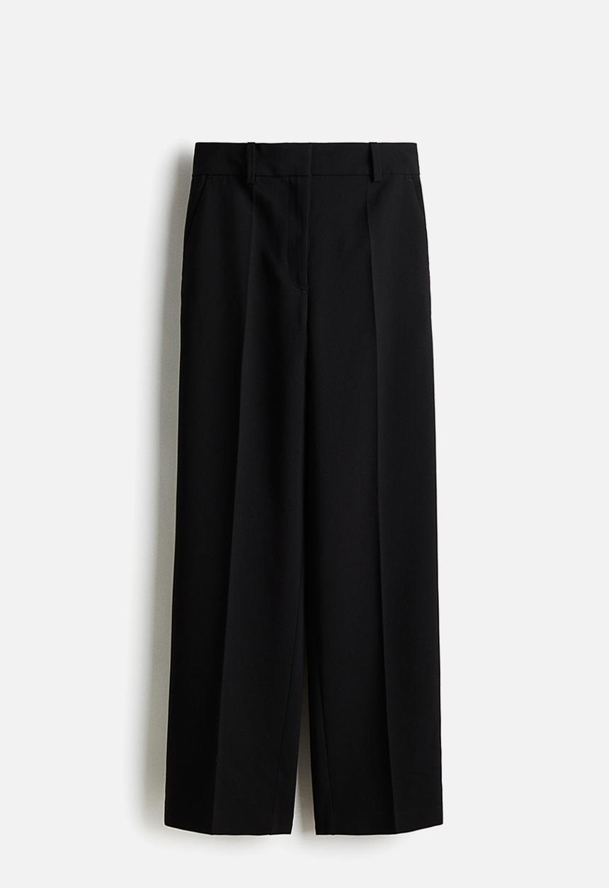H&M - Tapered trousers - black