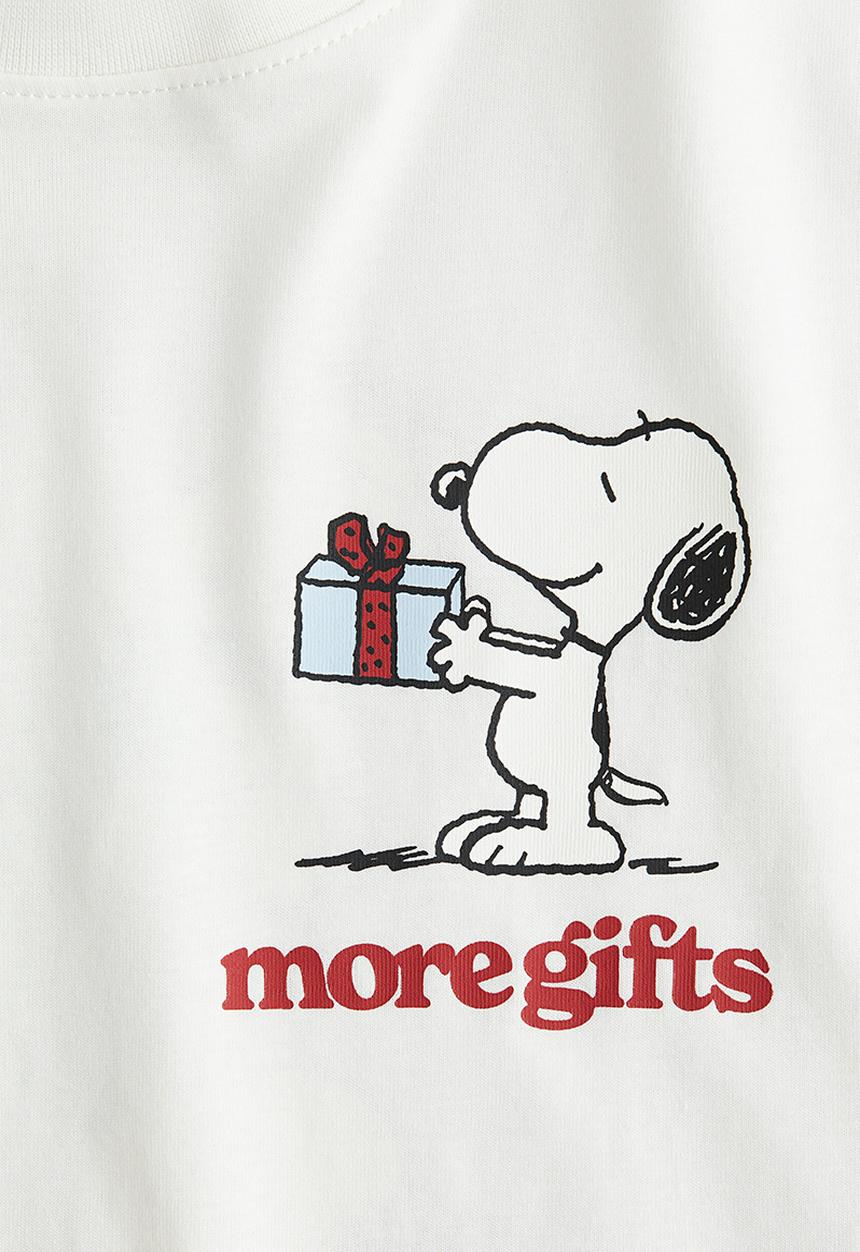 H&M - Loose-fit printed cotton t-shirt - white/snoopy
