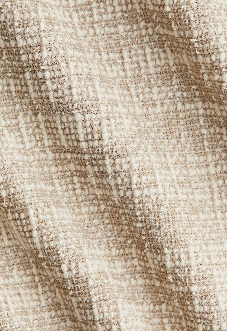 H&M - Jacquard-weave dress - light beige