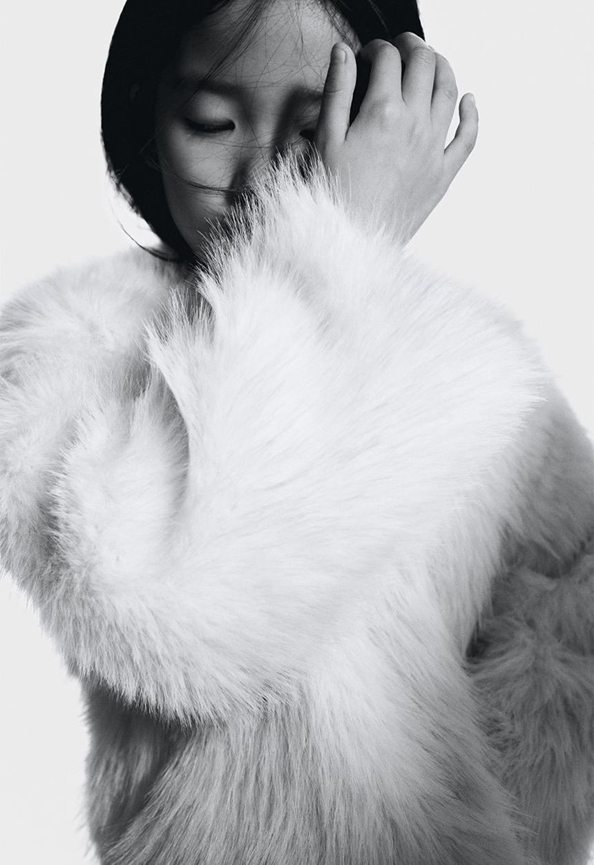H&M - Fluffy jacket - white