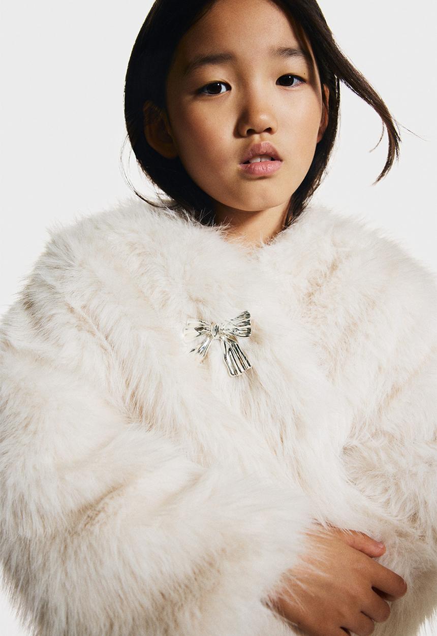 H&M - Fluffy jacket - white