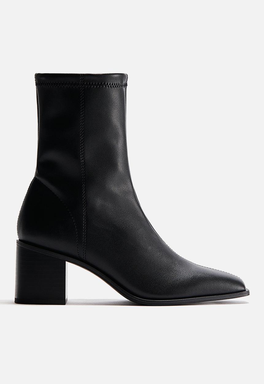 H&M - Heeled ankle boots - black
