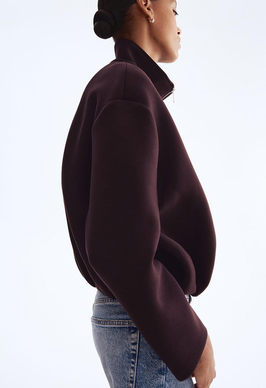 H&M - Scuba jacket - burgundy