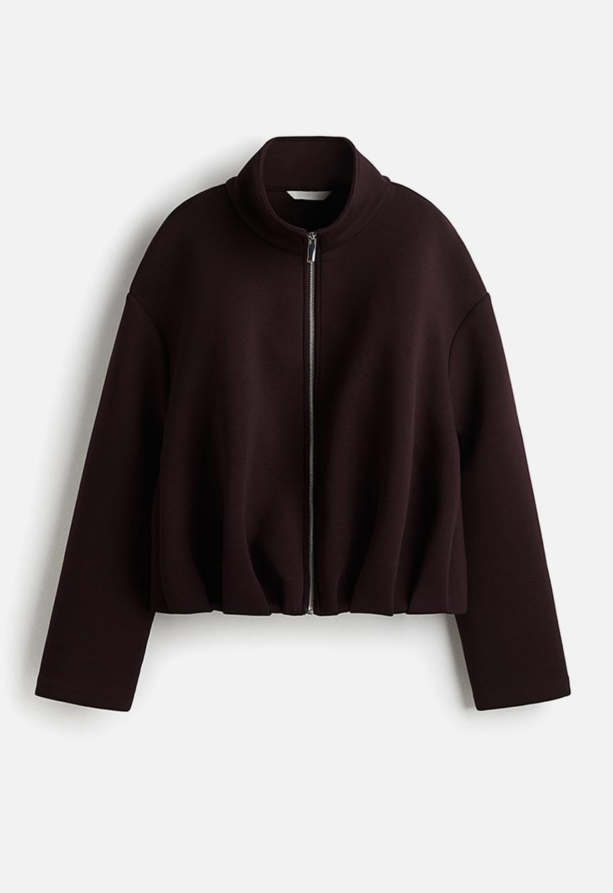 H&M - Scuba jacket - burgundy