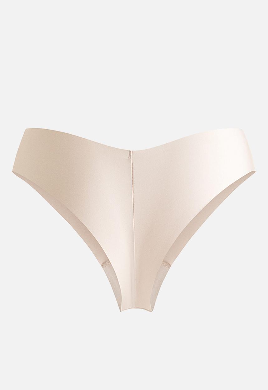 H&M - 3-Pack microfibre brazilian briefs - light beige/beige/black