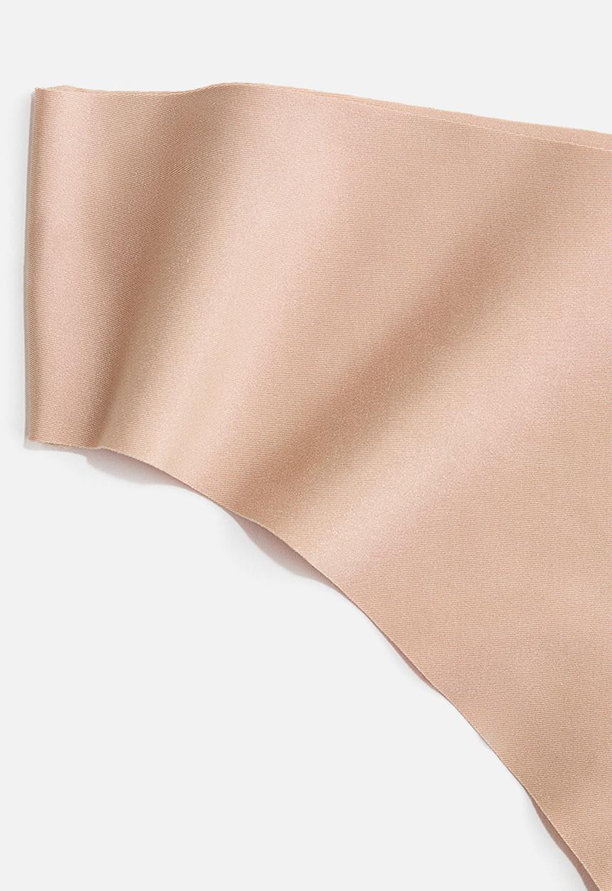 H&M - 3-Pack microfibre brazilian briefs - light beige/beige/black