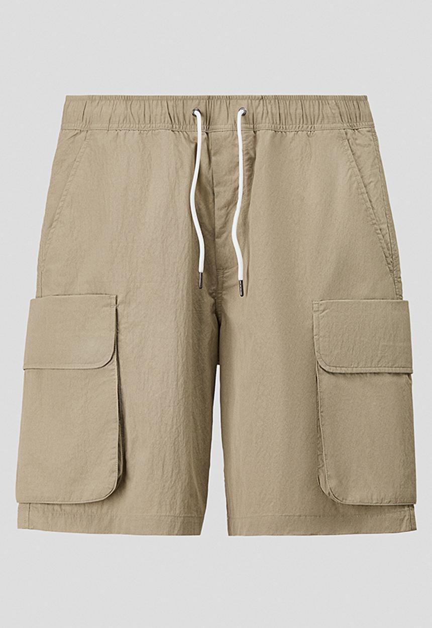 H&M - Loose fit cargo shorts - khaki green