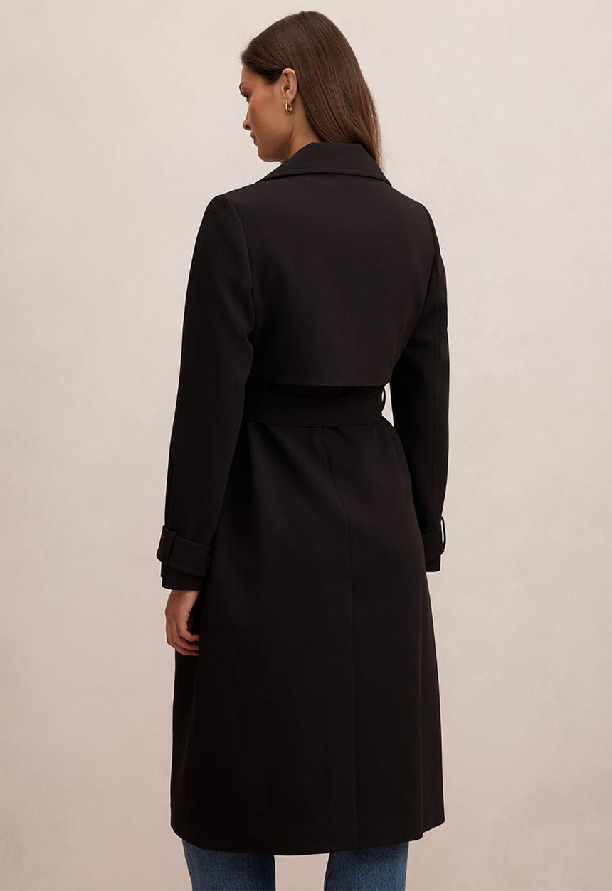 Forever New - Lilah Trench Coat In Black