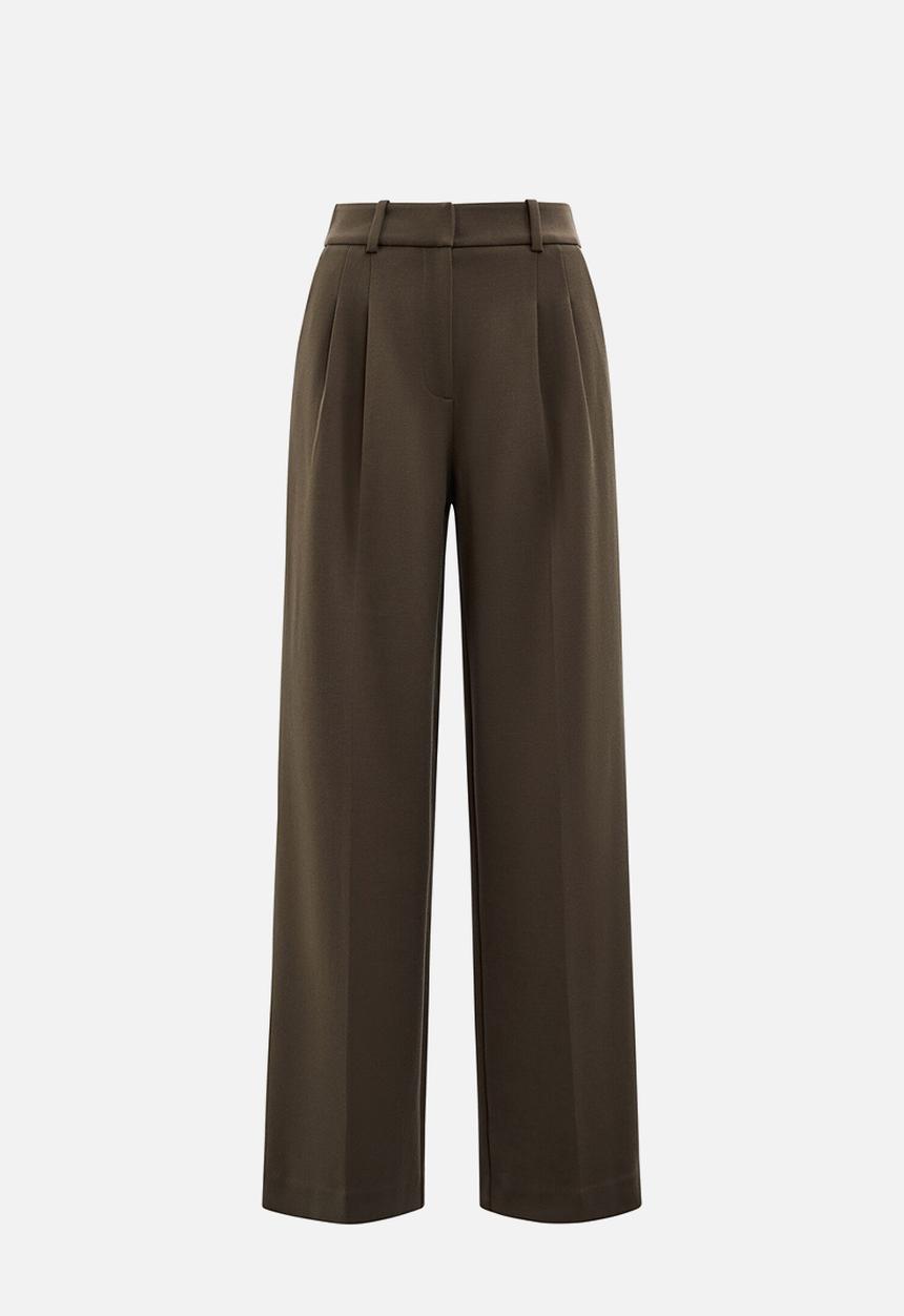 Forever New - Eva wide leg pants in olive night