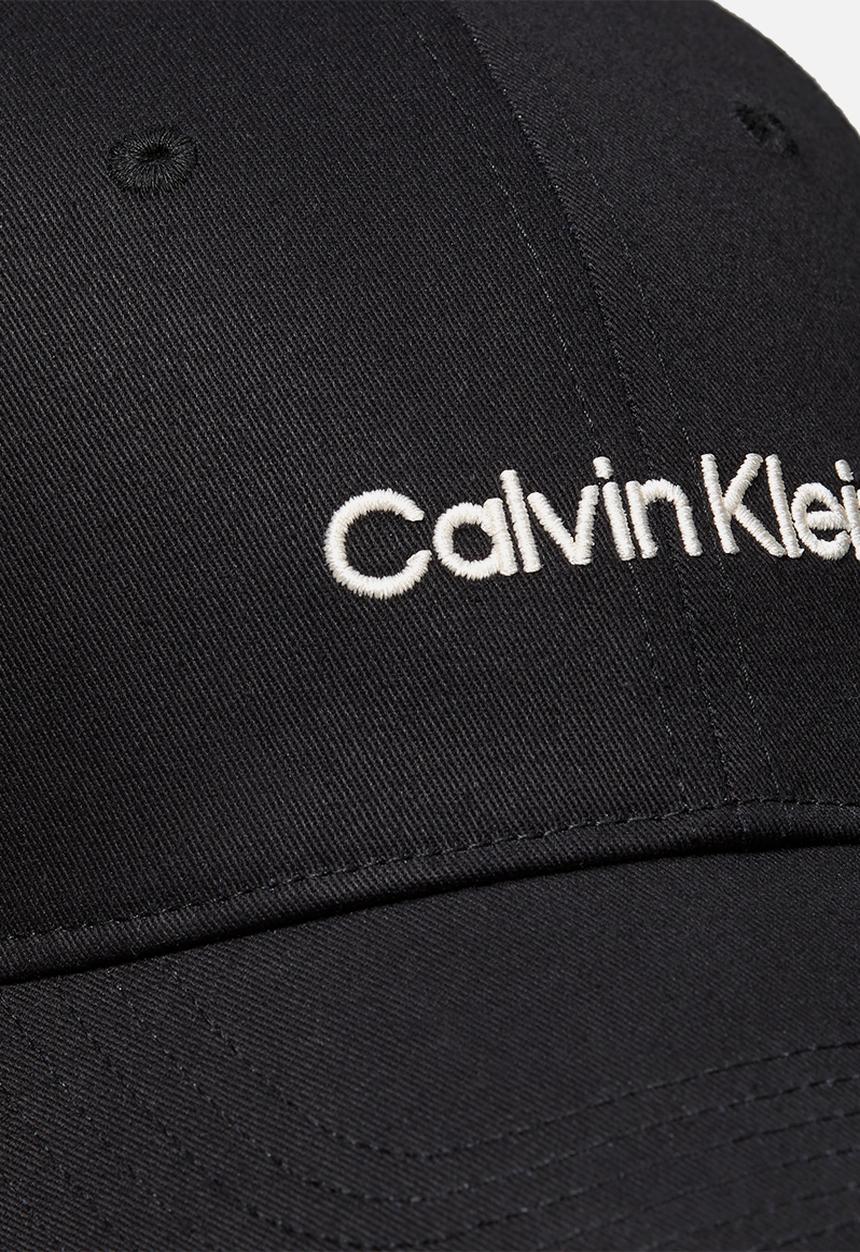 Calvin Klein - Logo embroidery baseball cap- black