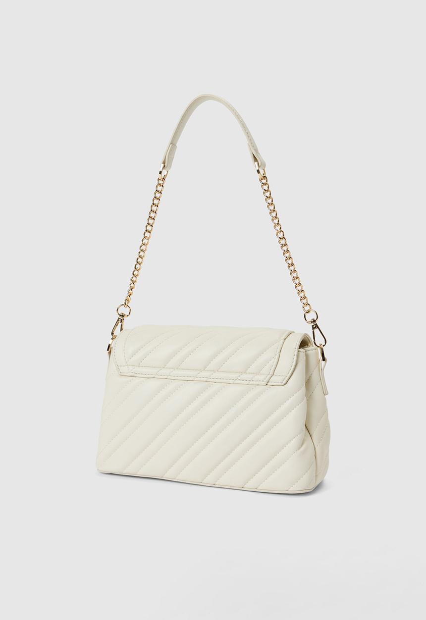 Forever New - Madeline Medium Quilt Shoulder Bag In Ivory