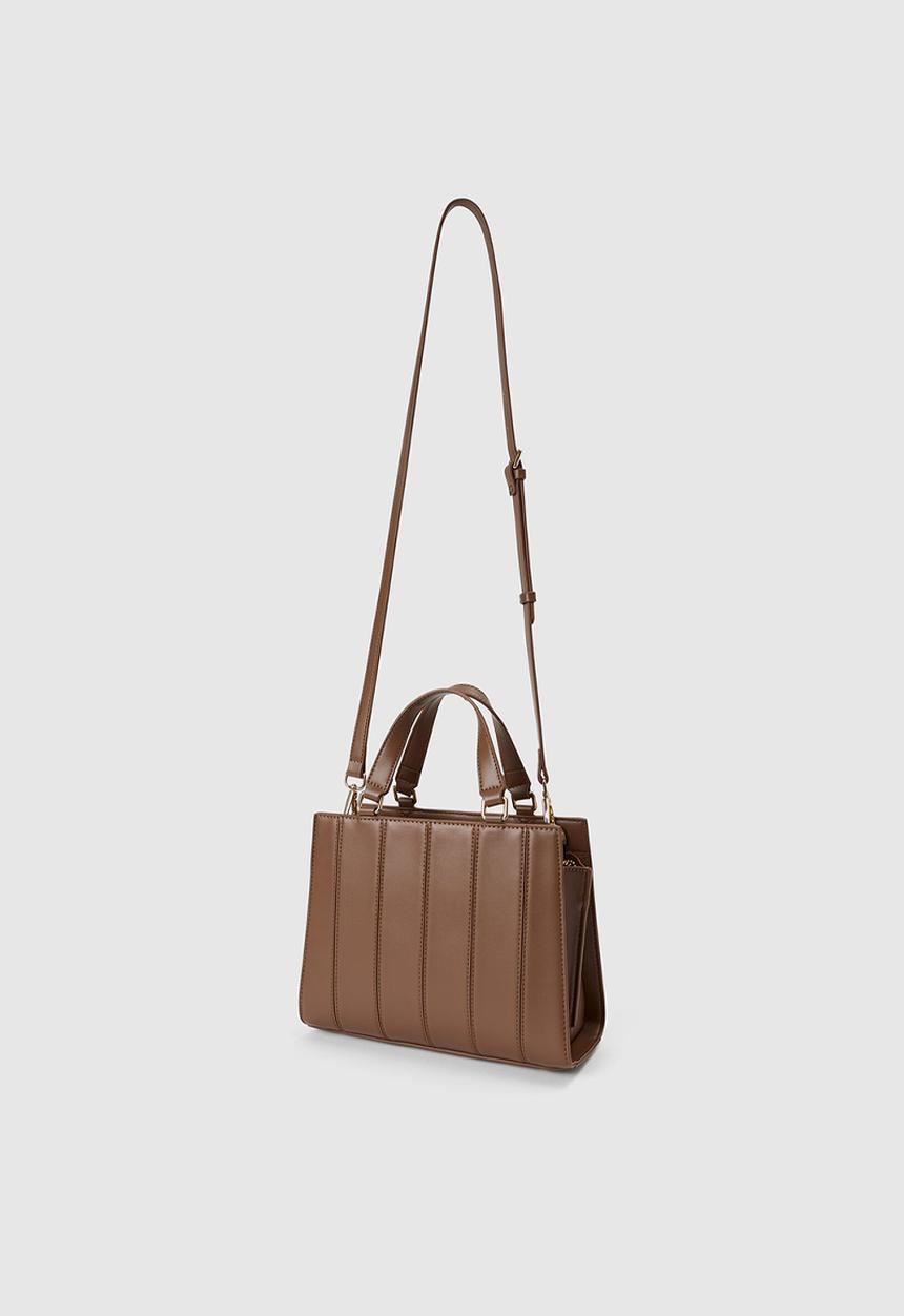 Forever New - Mila Medium Panel Tote Bag In Mocha