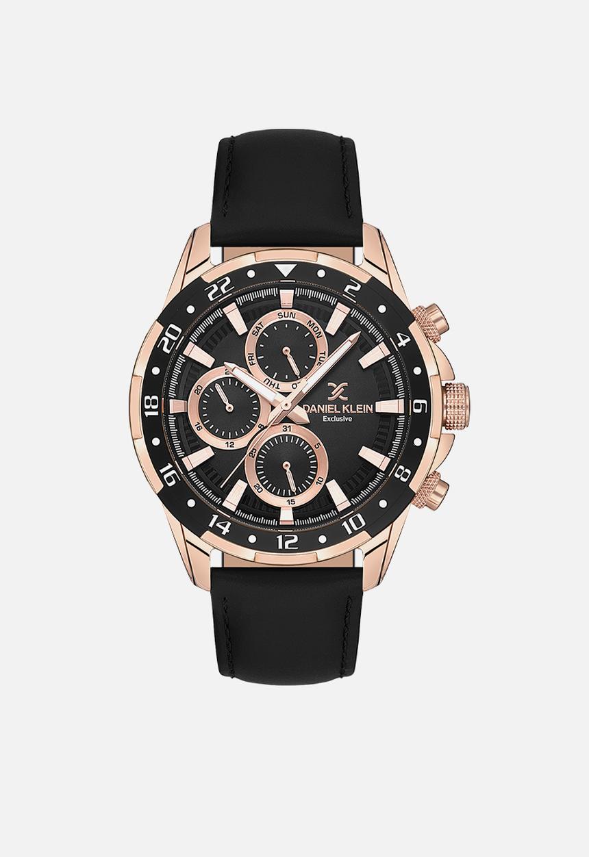 Daniel Klein - DK113641-2 - Black/Rose Gold