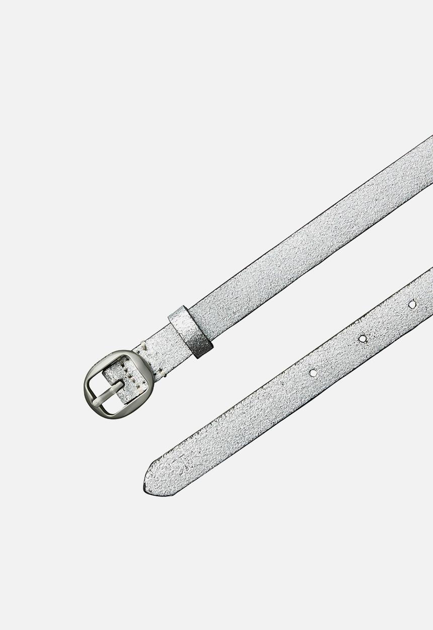 Calvin Klein - Round buckle metal ck tip 20mm- silver metallic