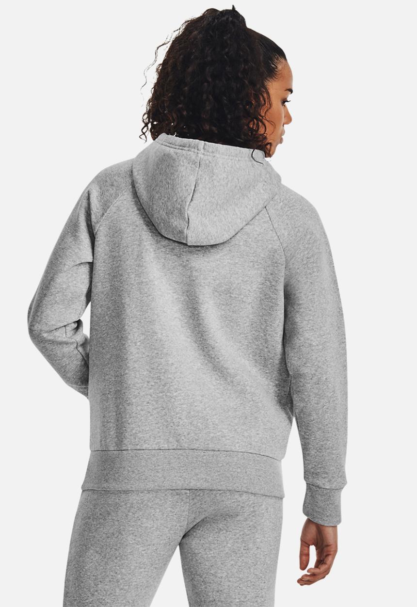 Under Armour - UA Rival Fleece Big Logo HD - Mod Gray Light Heather/White