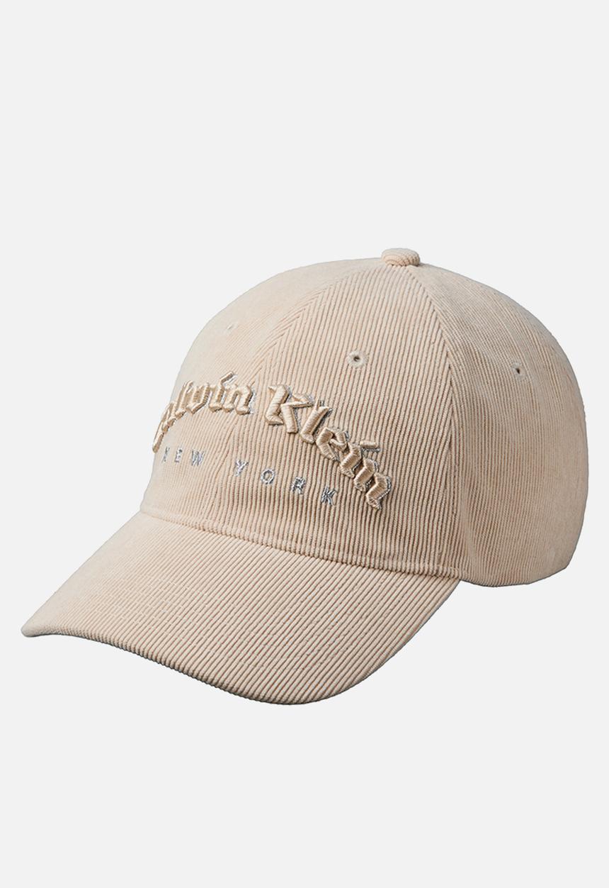 Calvin Klein - Corduroy Graphic Baseball Cap - Tuscan Beige
