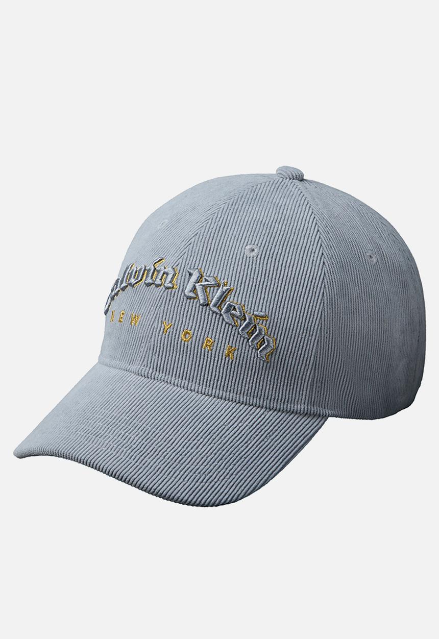 Calvin Klein - Corduroy Graphic Baseball Cap - Casual Blue