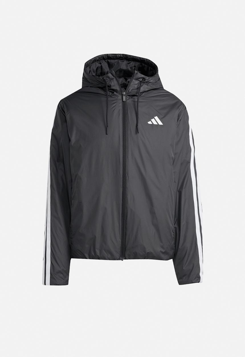 adidas Performance - Essentials CLIMAWARM 3-Stripes Insulated Hooded Jacket - Black