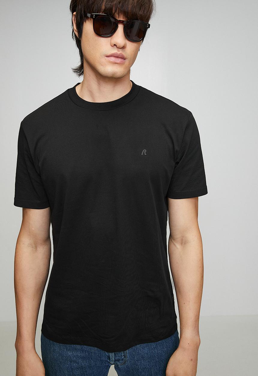 Replay - Tonal Logo Essential Tee - Black