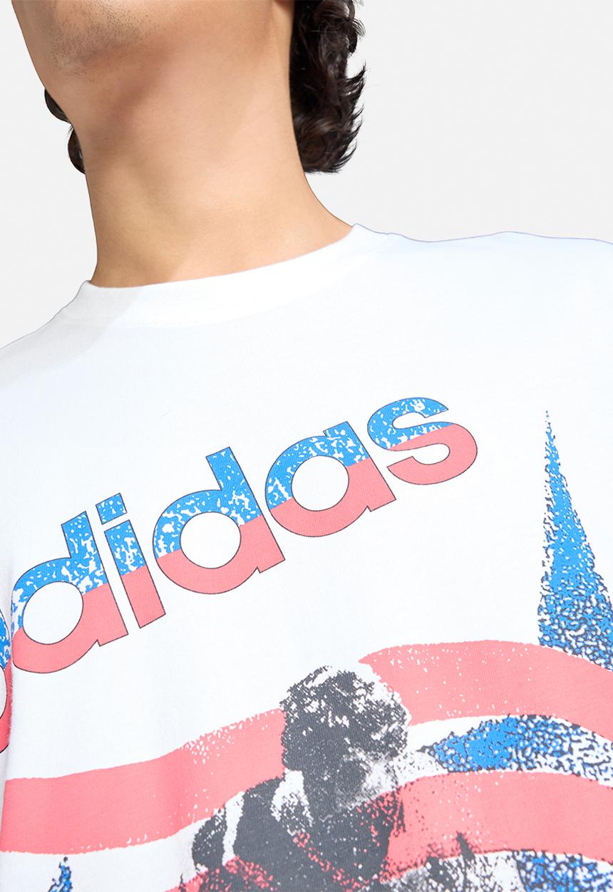 adidas Originals - Archive Football Stars Graphic Tee - White