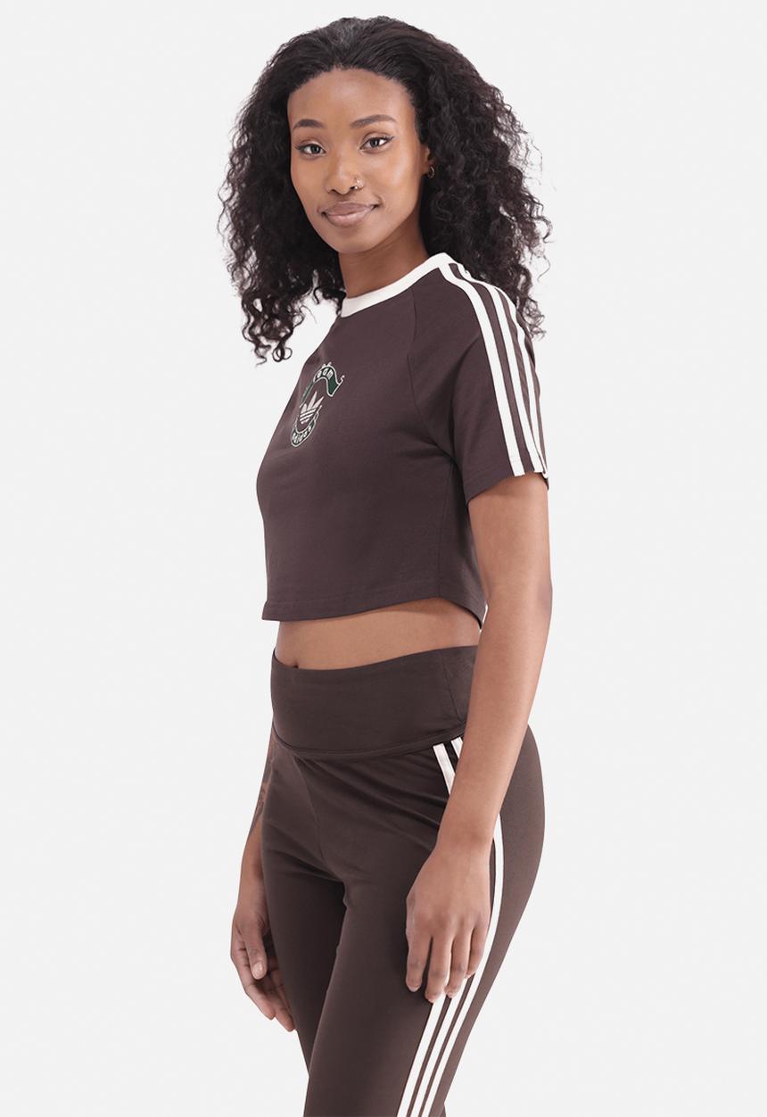 adidas Originals - Ih Baby Tee W - Aurora Coffee/Ecru Tint