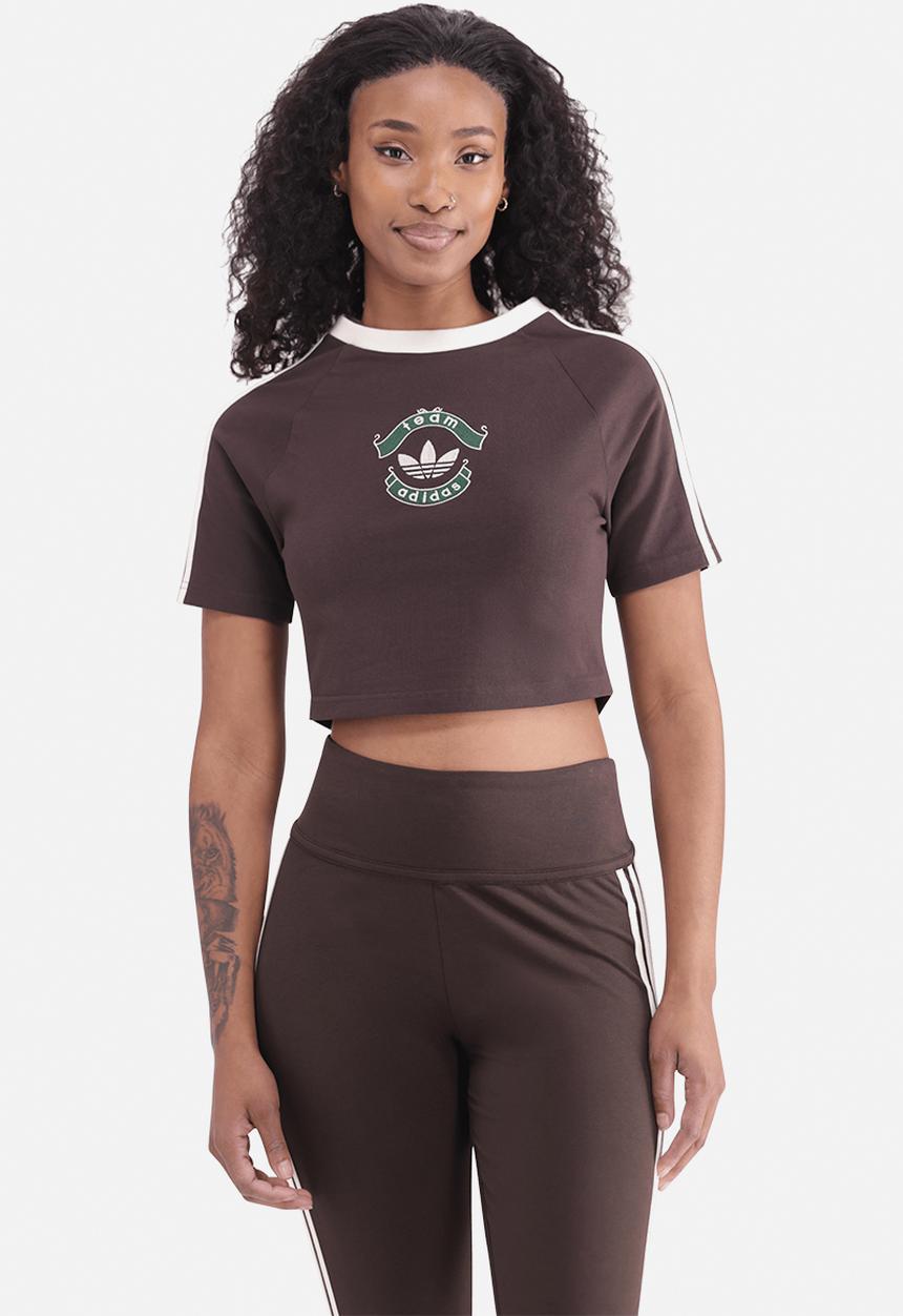 adidas Originals - Ih Baby Tee W - Aurora Coffee/Ecru Tint