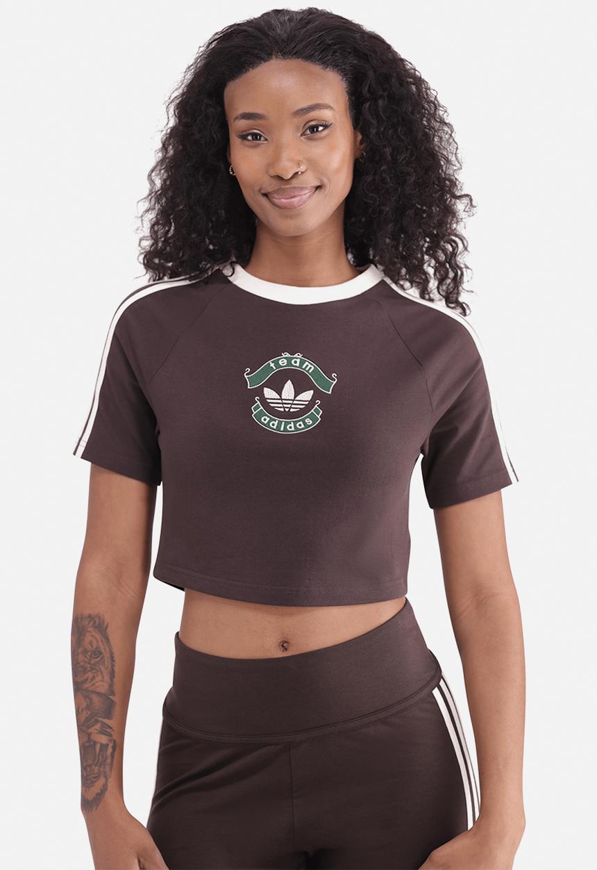 adidas Originals - Ih Baby Tee W - Aurora Coffee/Ecru Tint