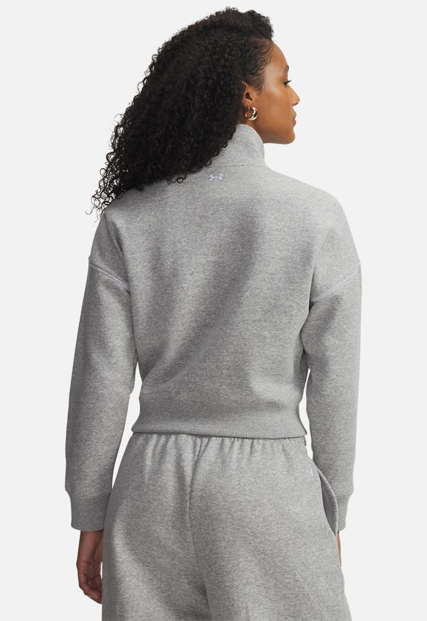 Under Armour - Rival Fleece Script HZ - Mod Gray Light Heather/White