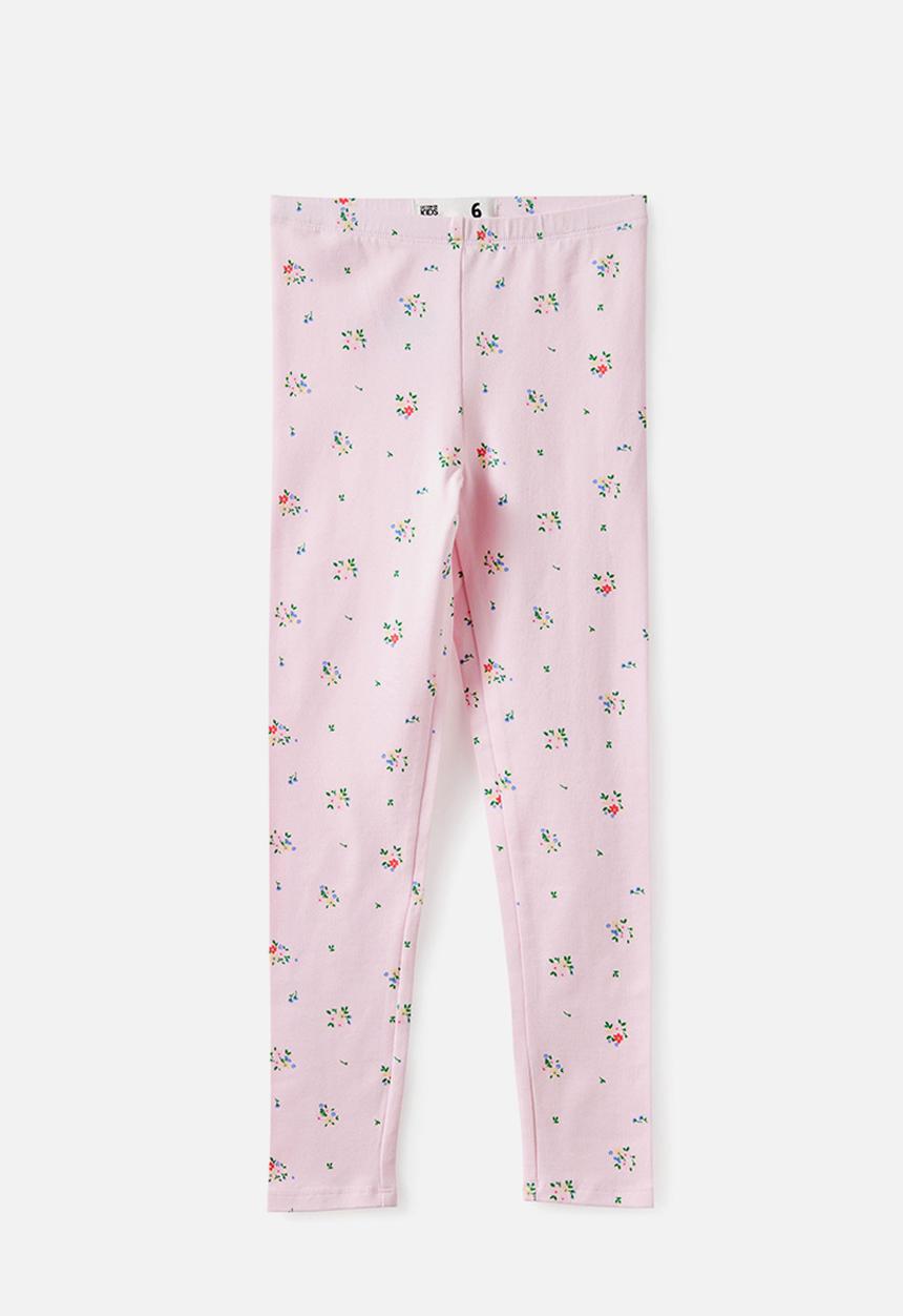 Cotton On - Huggie Tights - Tea Party Pink/Floral Ditsy