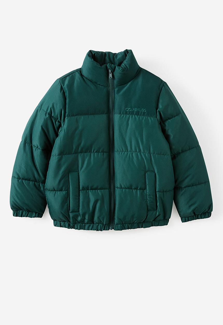 Cotton On - Spliced Puffer Jacket - Winter jade