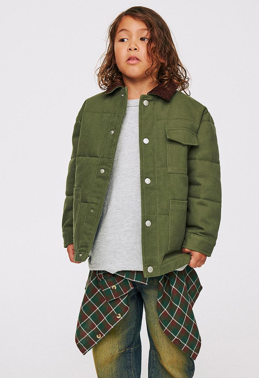 Cotton On - Beau Barn Jacket - Khaki green 