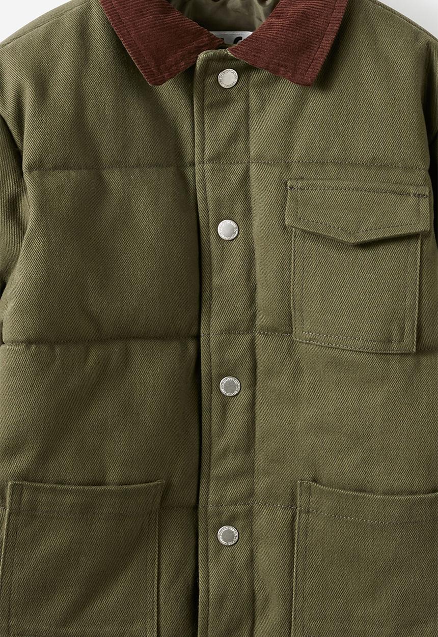 Cotton On - Beau Barn Jacket - Khaki green 