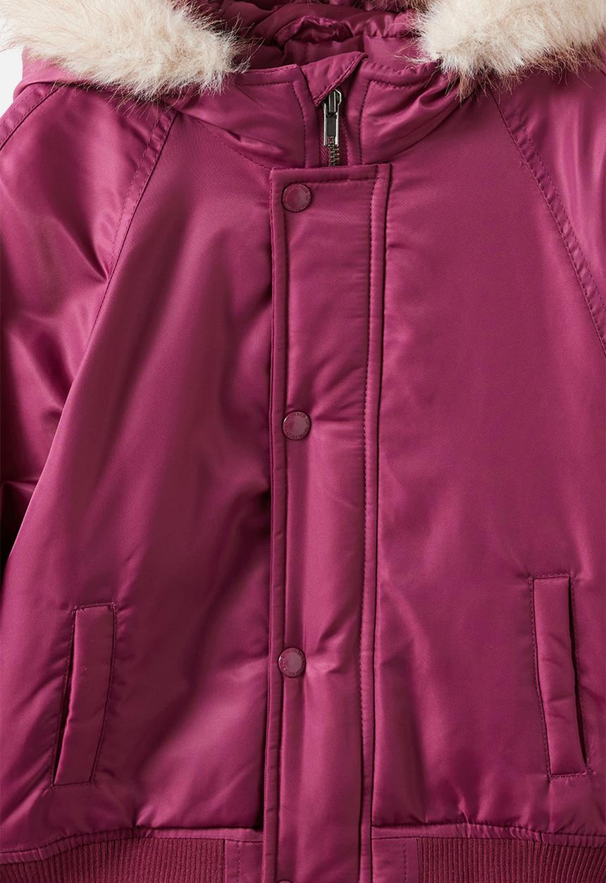 Cotton On - Hooded Parka Jacket - Berry Jam 