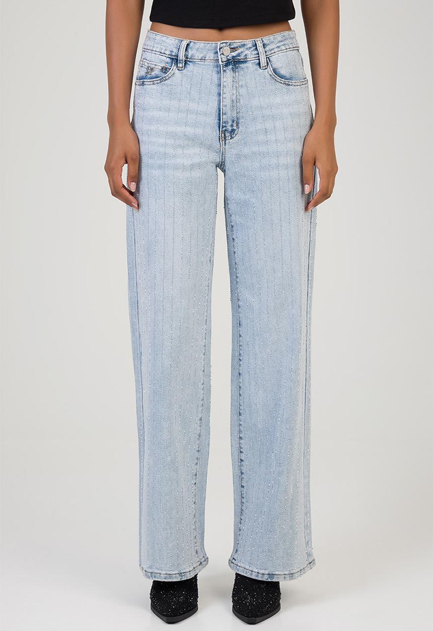 SISSY BOY - Romy Wide Leg Jeans - Light Vintage