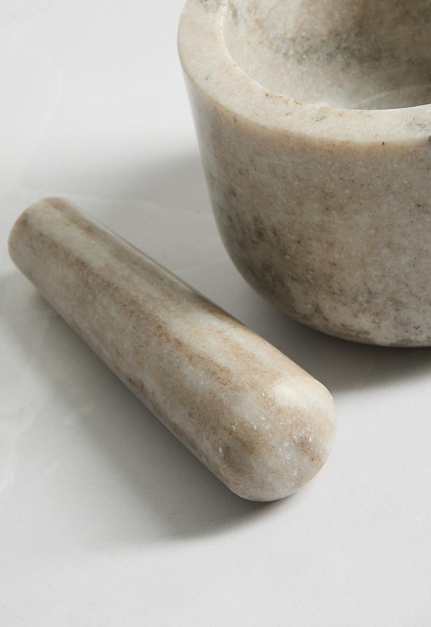 Sixth Floor - Marble Pestle & Mortar - Natural
