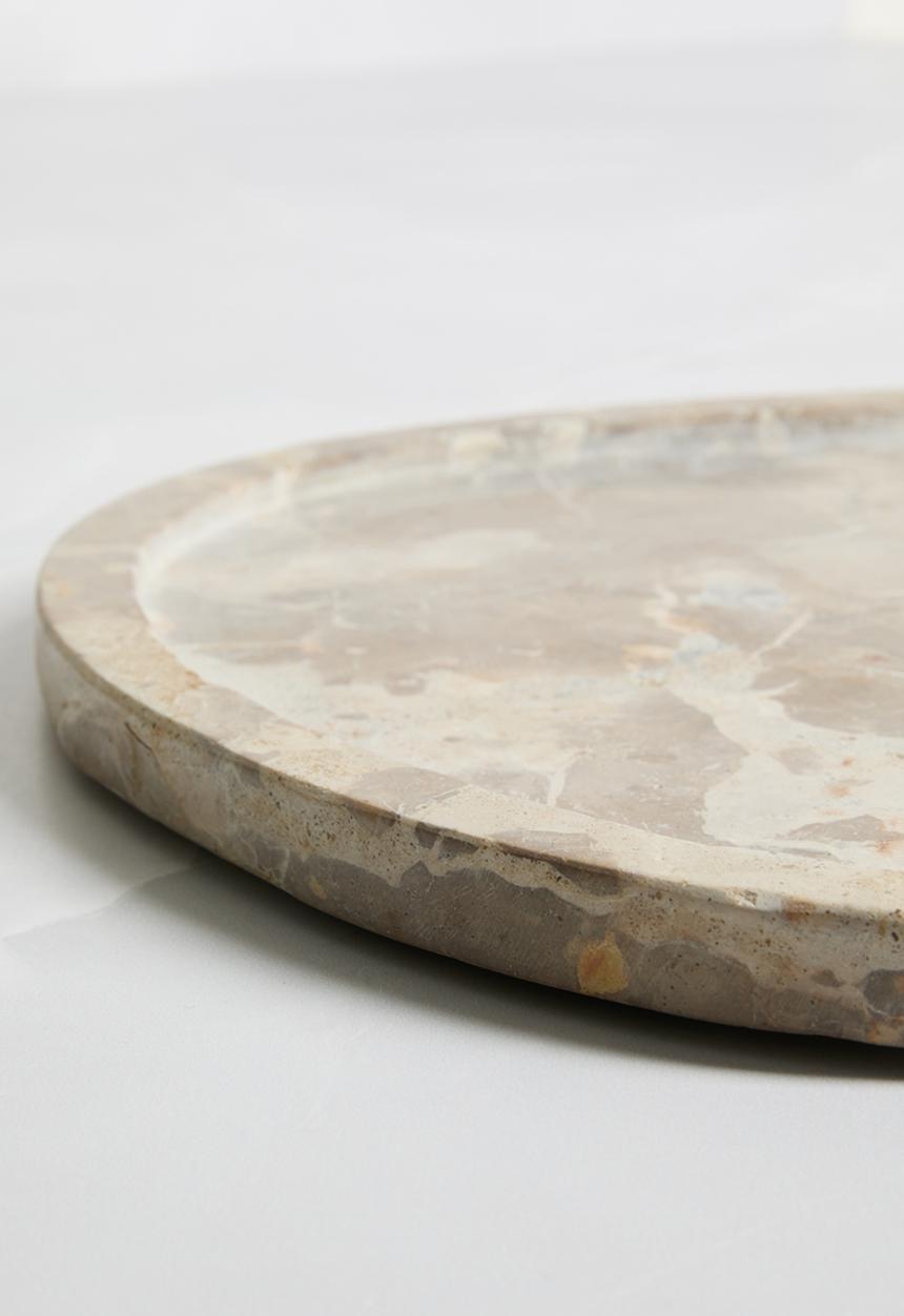 Sixth Floor - Organic Shape Marble Platter - Natural
