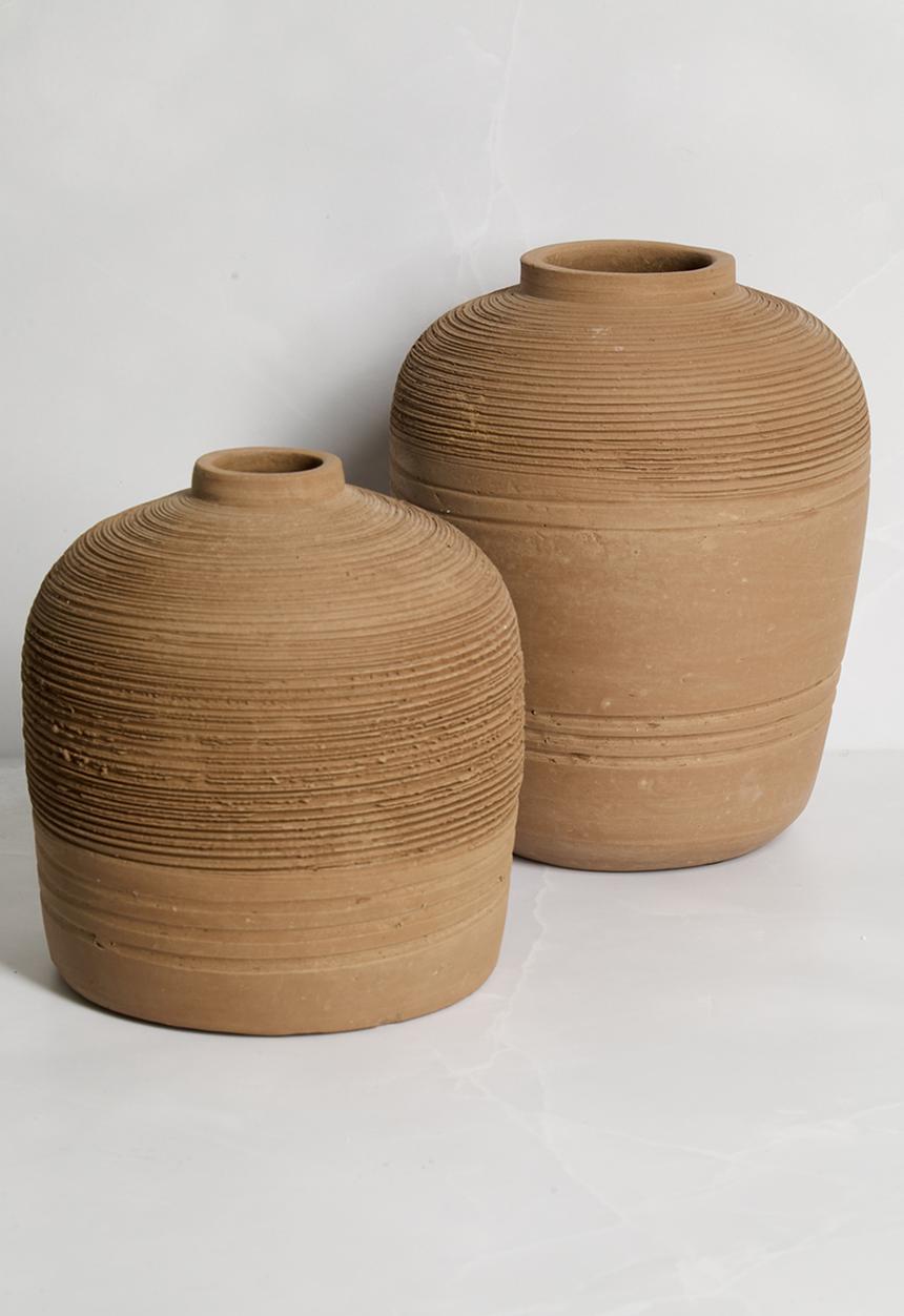 Sixth Floor - Essa Terracotta Vase - Terracotta