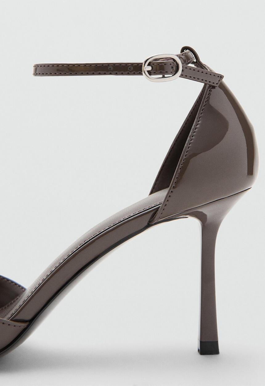 MANGO - Beli stiletto ankle strap heel - dark grey