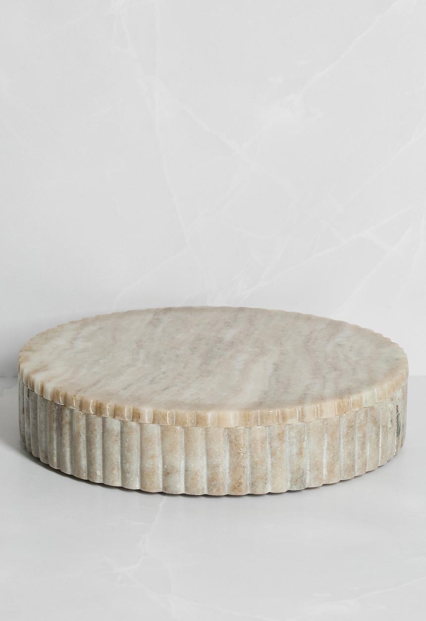 Sixth Floor - Travertine Trinkets Box - Natural