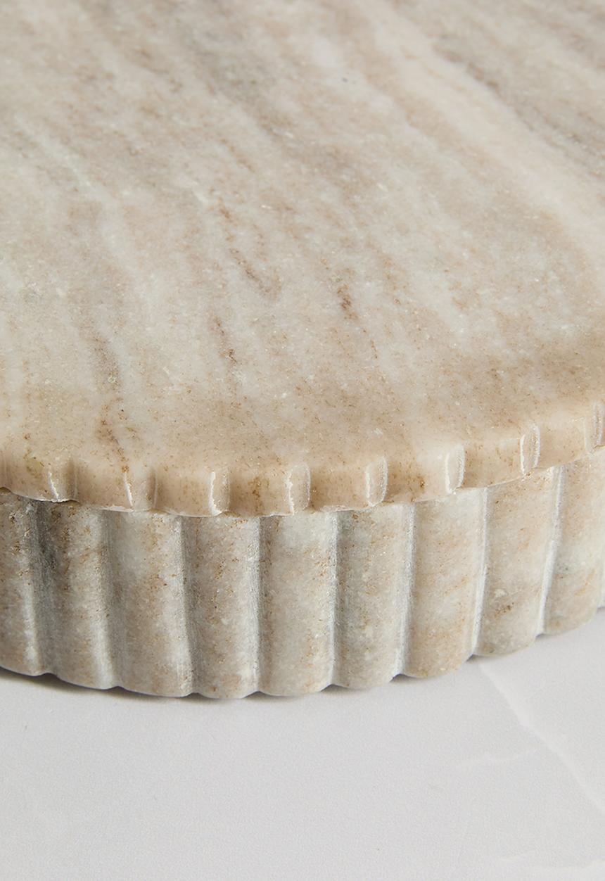 Sixth Floor - Travertine Trinkets Box - Natural
