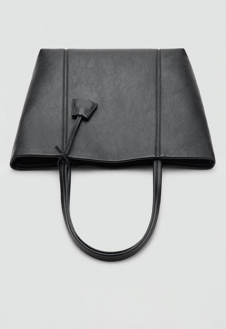 MANGO - Gracie tote bag - black