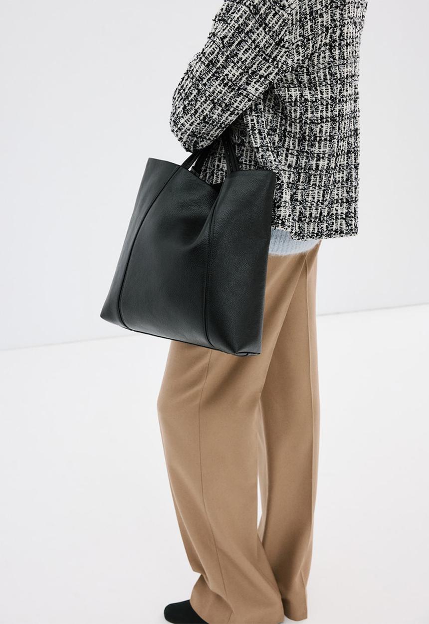 MANGO - Gracie tote bag - black