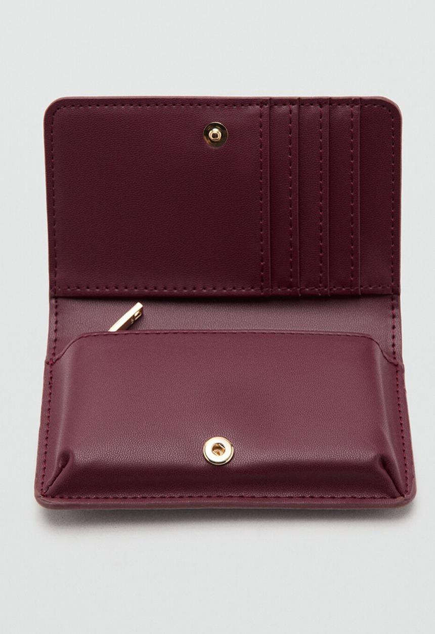 MANGO - Mch Victoria  Wallet - Dark Red